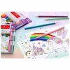 Creioane colorate, 10+3 culori/set, FABER-CASTELL Unicorn, FC111219